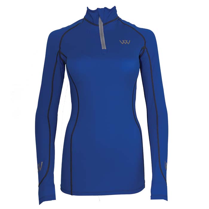 Woof Wear Performance Riding Long Sleeve - Electric Blue