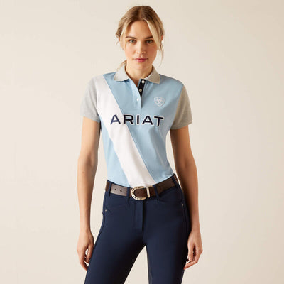 Ariat Taryn Polo Shirt - Glacier Blue