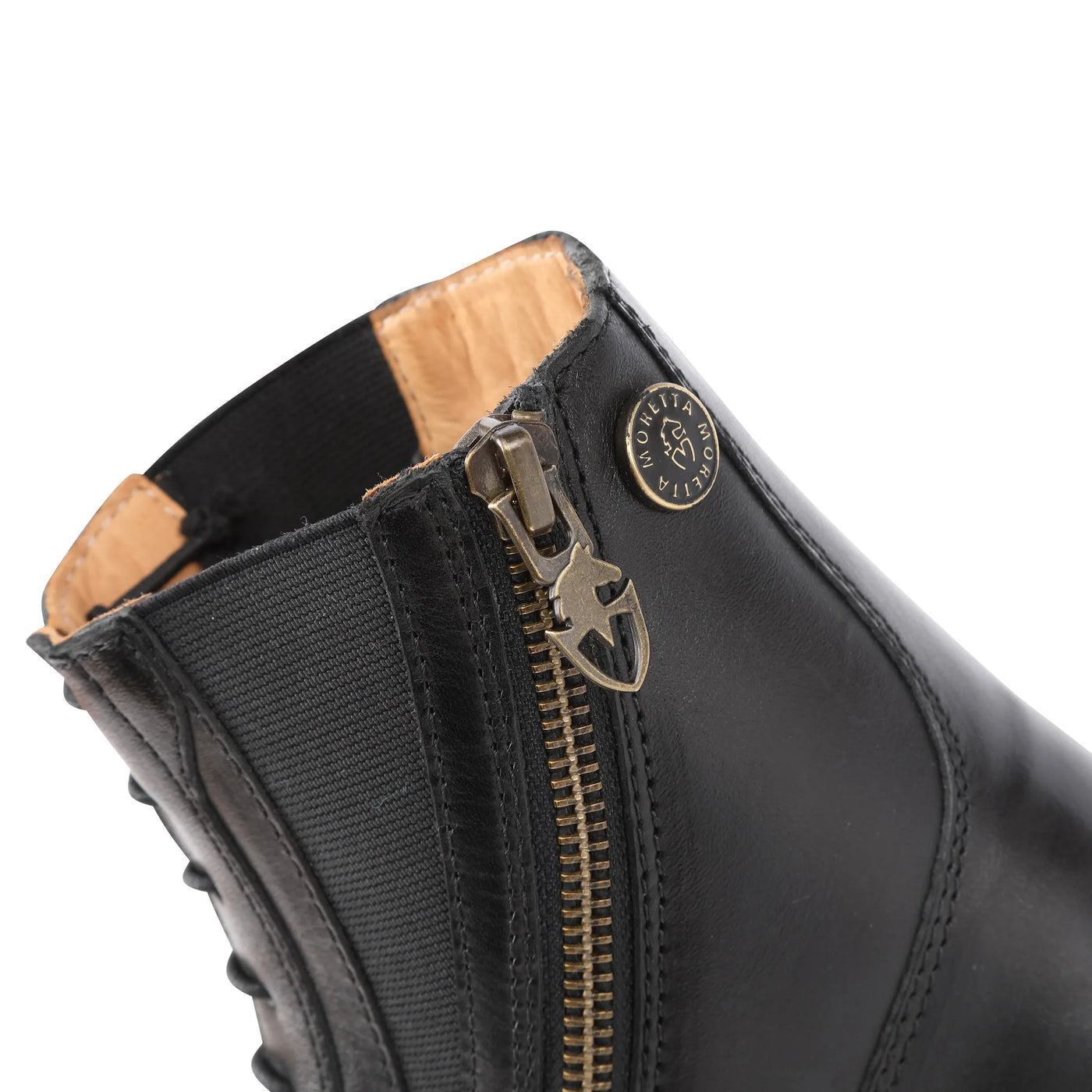 Shires Moretta Alessia Leather Paddock Boot - Black 9733