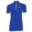 Woof Wear Young Rider Performance Riding Shirt Short Sleeve - Electric Blue