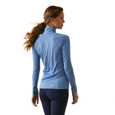 Ariat Sunstopper 2.0 1/4 Zip Baselayer Ashleigh Blue