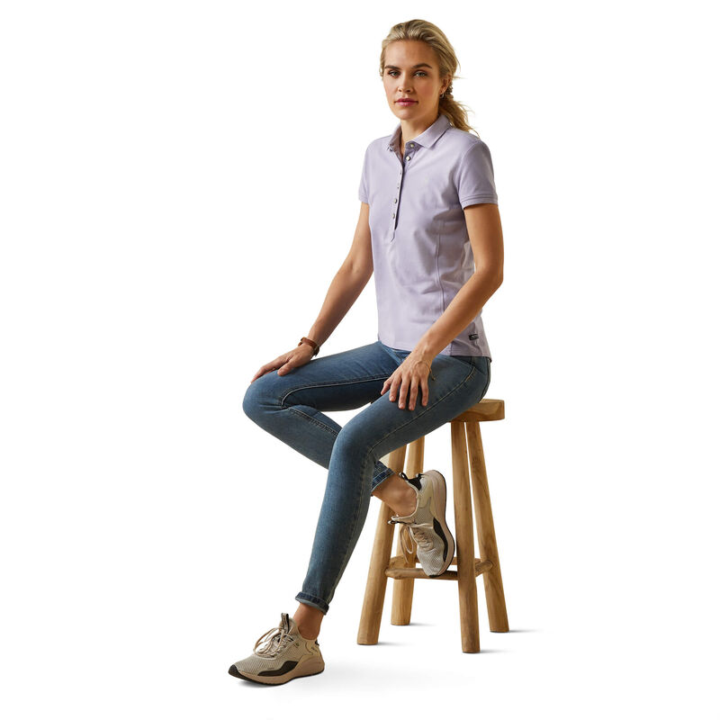 Ariat Women's Prix 2.0 Polo Shirt - Heirloom Lilac