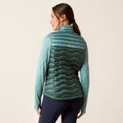 Ariat Ideal Down Vest - Iridescent Arctic/ Silver Pine