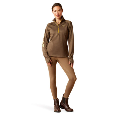 Ariat Women's Tek Team 1/2 Zip Sweatshirt - Canteen