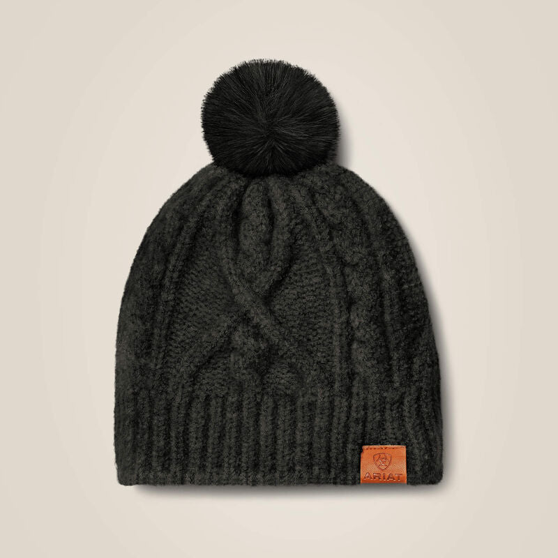 Ariat Entwine Beanie - Black Heather