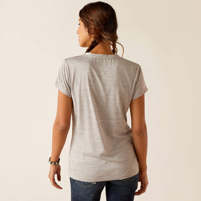 Ariat Women's Logo Baselayer T Shirt - Alloy