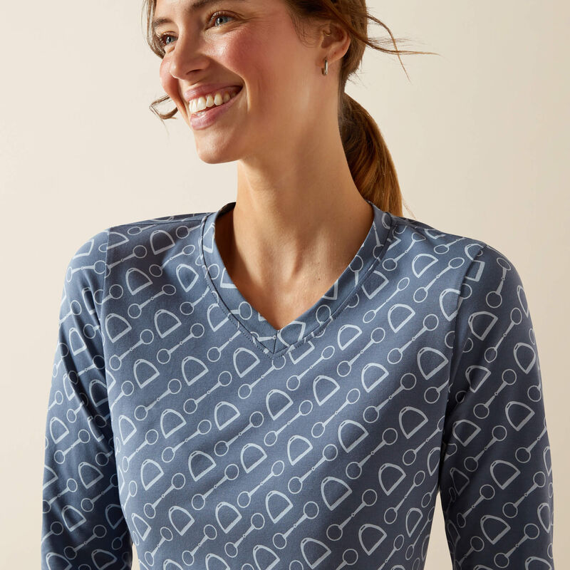 Ariat Hardware Print T-Shirt - China Blue