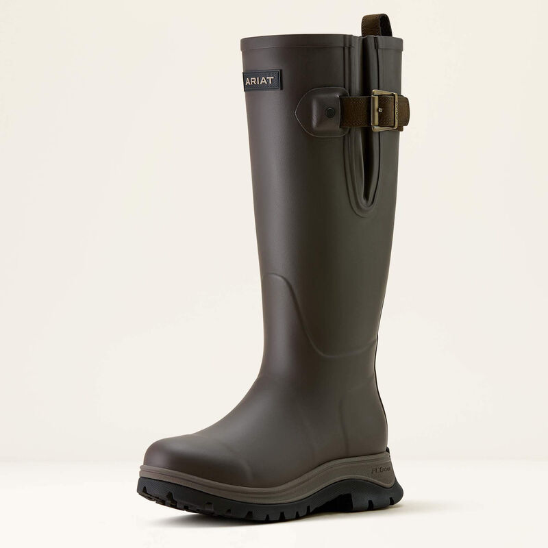Ariat Woodstock Wellington Rubber Boot -BRACKEN BROWN - Womans
