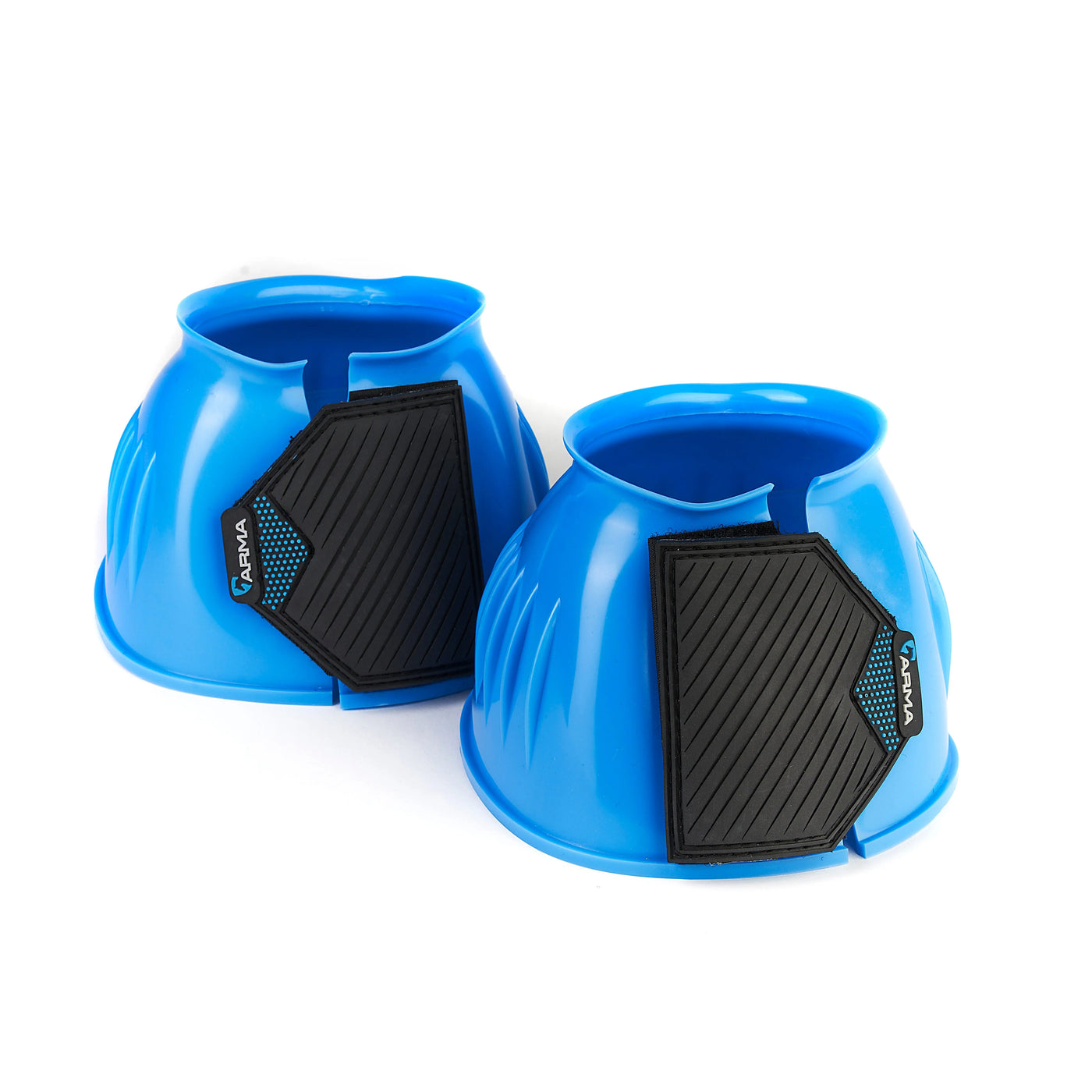 Shires ARMA Gloss Rubber Overreach Boots - Blue 10283