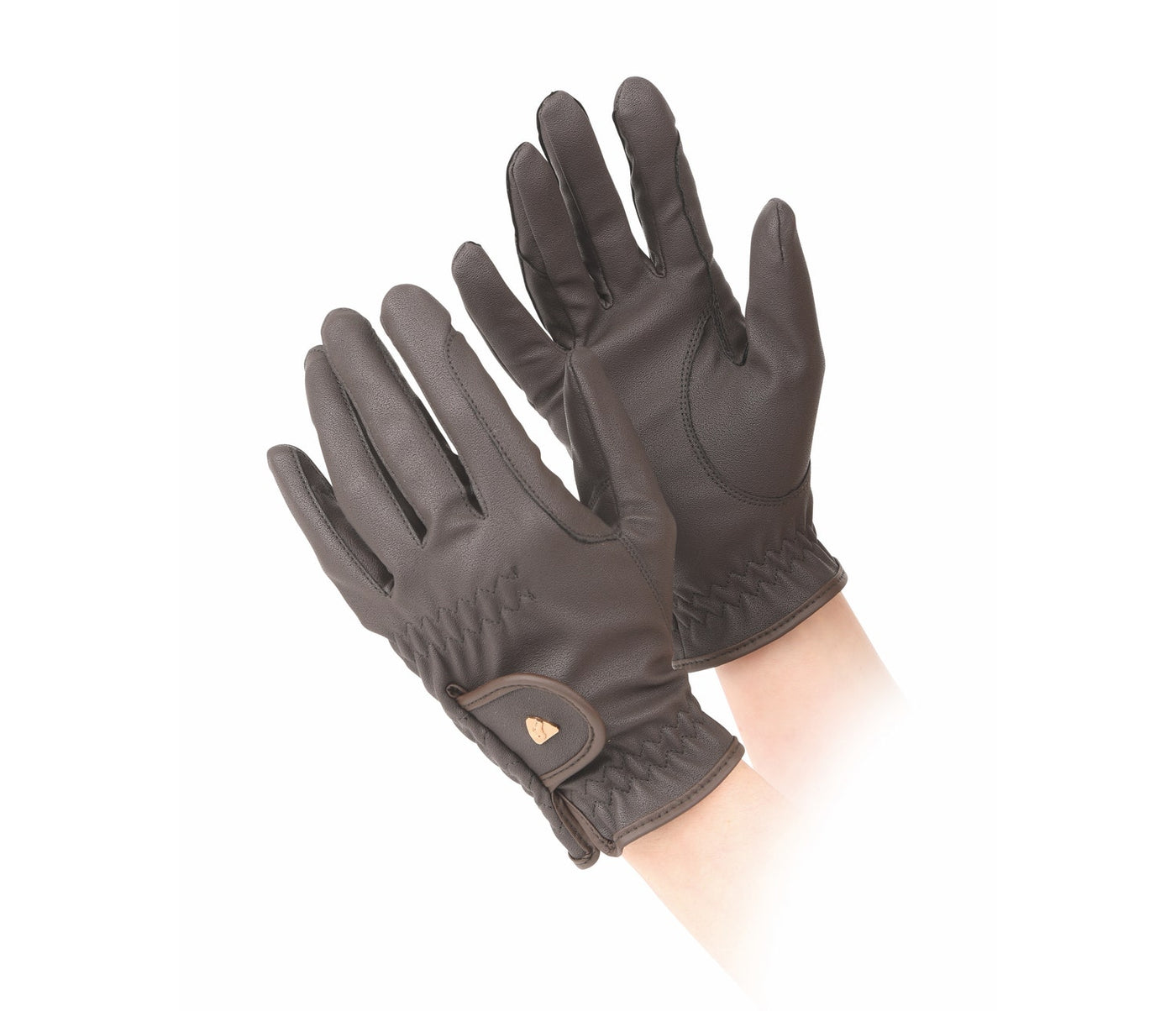 Aubrion Arene FlexFit Riding Gloves - Brown 1076