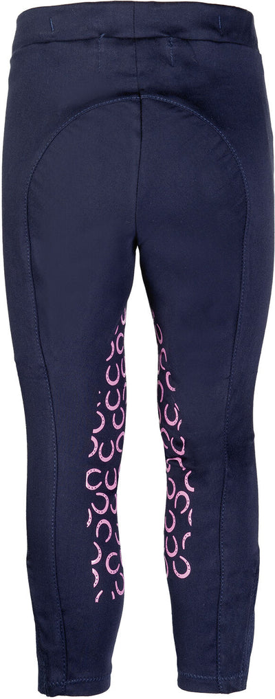 Riding leggings -Pink Pony- silicone knee patch