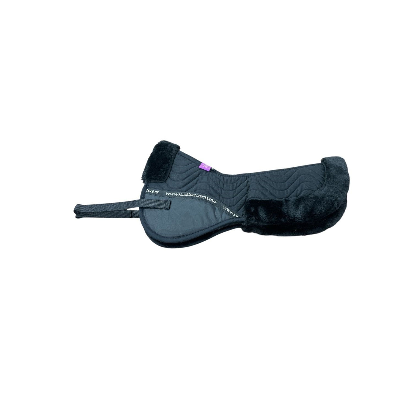 KM Elite Teddy Soft Half Pad - Black/Black