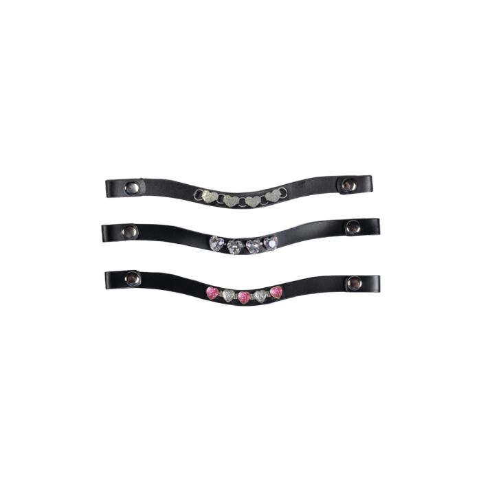 Browbands -Hobby Horsing- set of 3 - Rose Silver