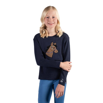 HKM Longsleeve shirt -Mia Deep Blue