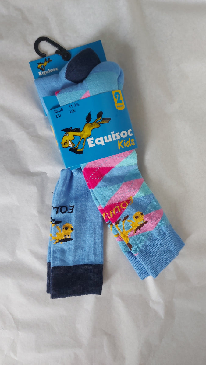 Equisoc Kid's Riding Socks Assorted Colours