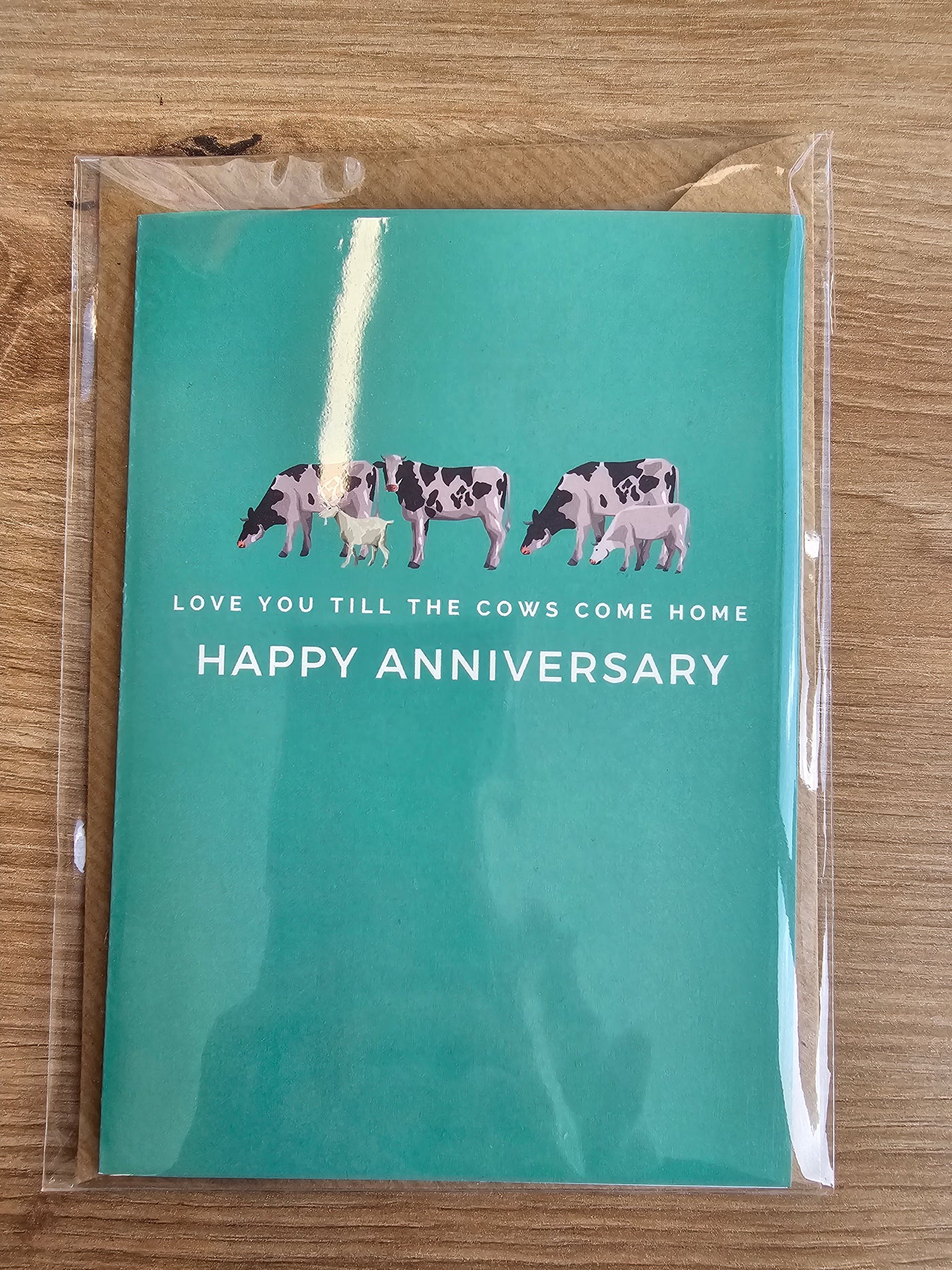Love You Till the Cows Come Home - Happy Anniversary Card