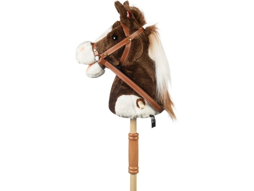 Bella Stick Horse - Brown/ White