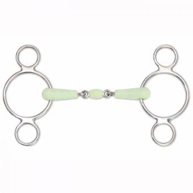 Shires Equikind Peanut Two Ring Gag