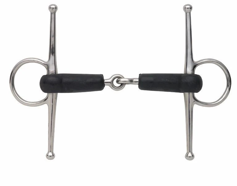 Shires Rubber Covered Full Cheek Snaffle 6329