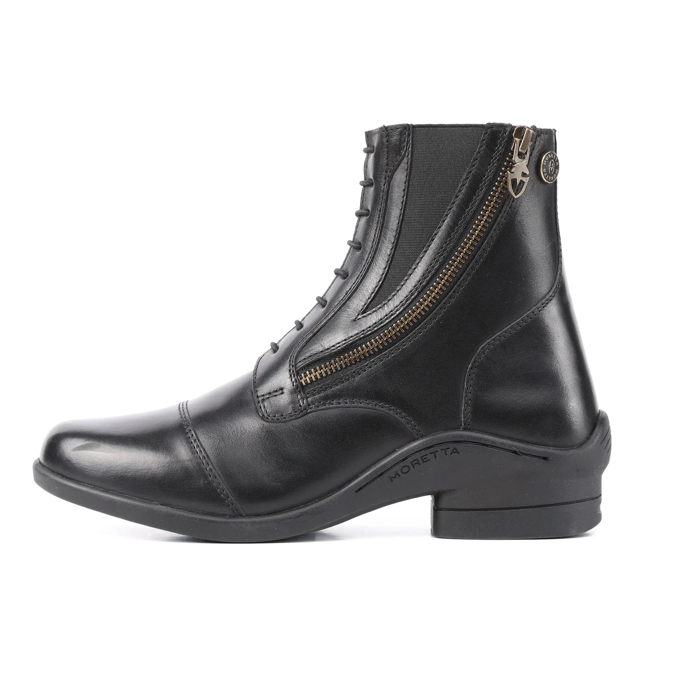 Shires Moretta Alessia Leather Paddock Boot - Black