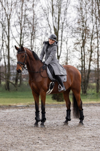 Covalliero Coat A/W '25 - Steel Grey