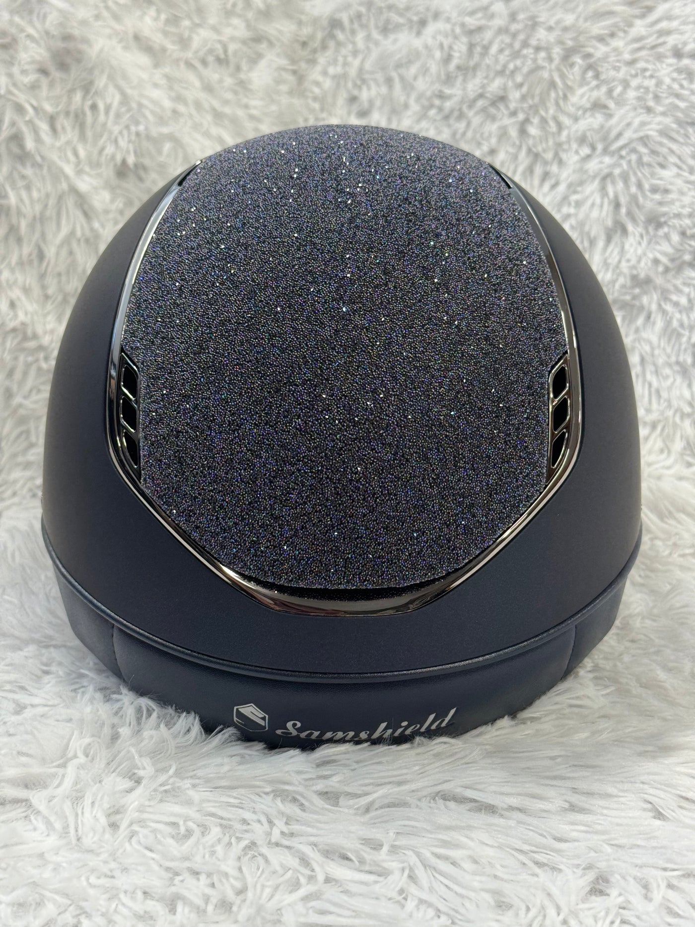 Samshield Miss 2.0 Shadowmatt with Paradise Shine Top & Frontal Band & 5 Swarovskis - Navy