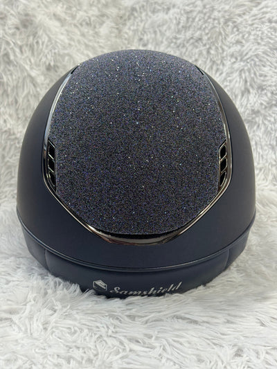 Samshield Miss 2.0 Shadowmatt with Paradise Shine Top & Frontal Band & 5 Swarovskis - Navy