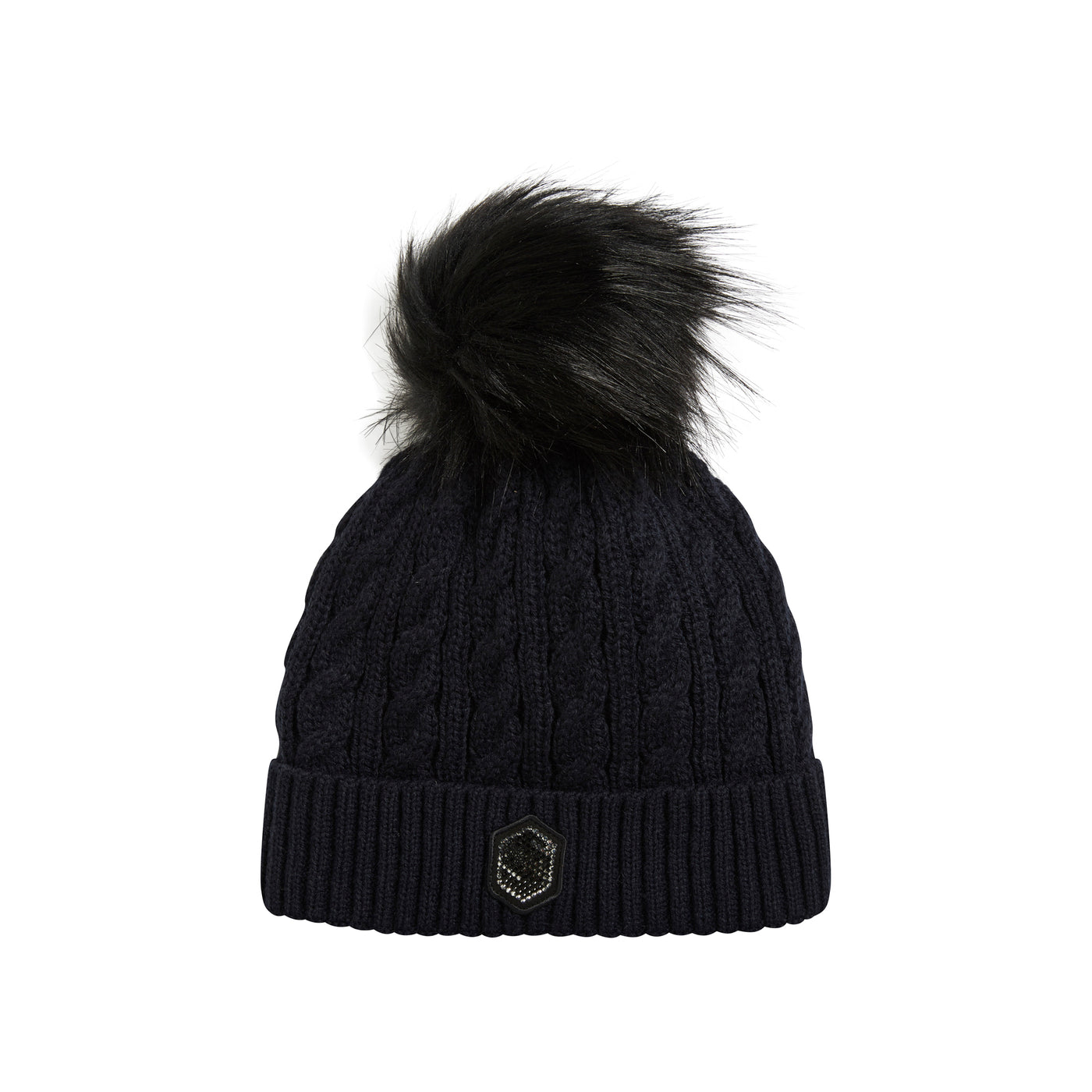 Samshield Mira Intarsia Bobble Hat - Black