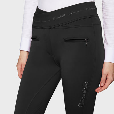 Samshield Alpha Winter Knee Grip Breeches - Black