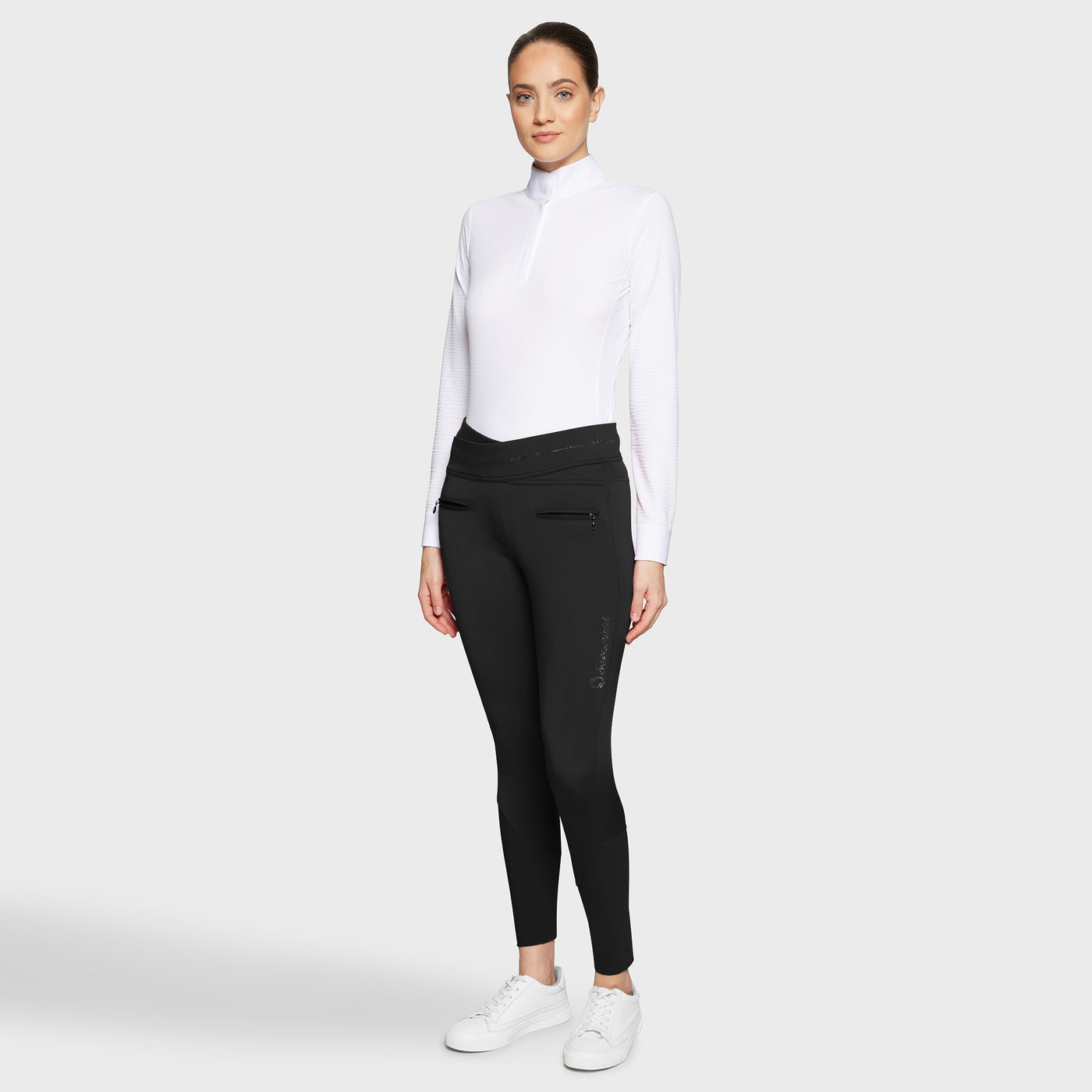 Samshield Alpha Winter Knee Grip Breeches - Black