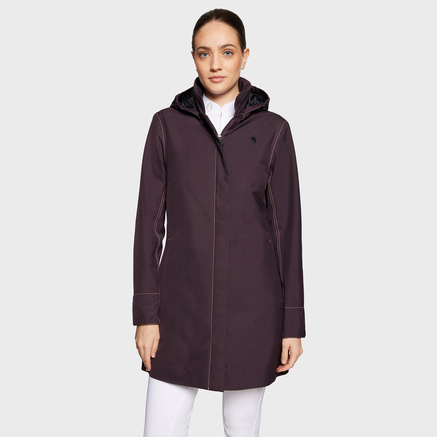 Samshield Waterproof Coat - Delfina - Aubergine