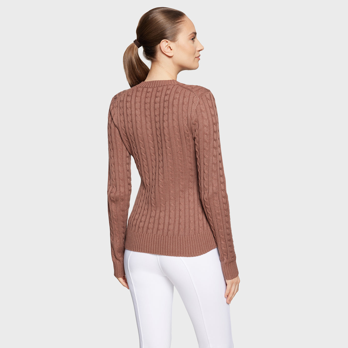 Samshield Lisa Twisted Pull Over Sweater - Chestnut