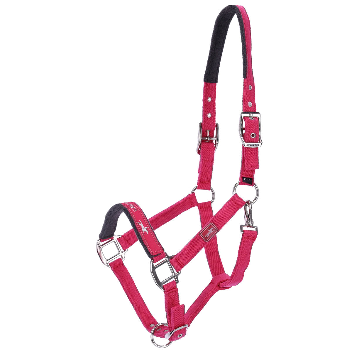 Schockemohle Memphis Style II Head Collar - Hot Pink