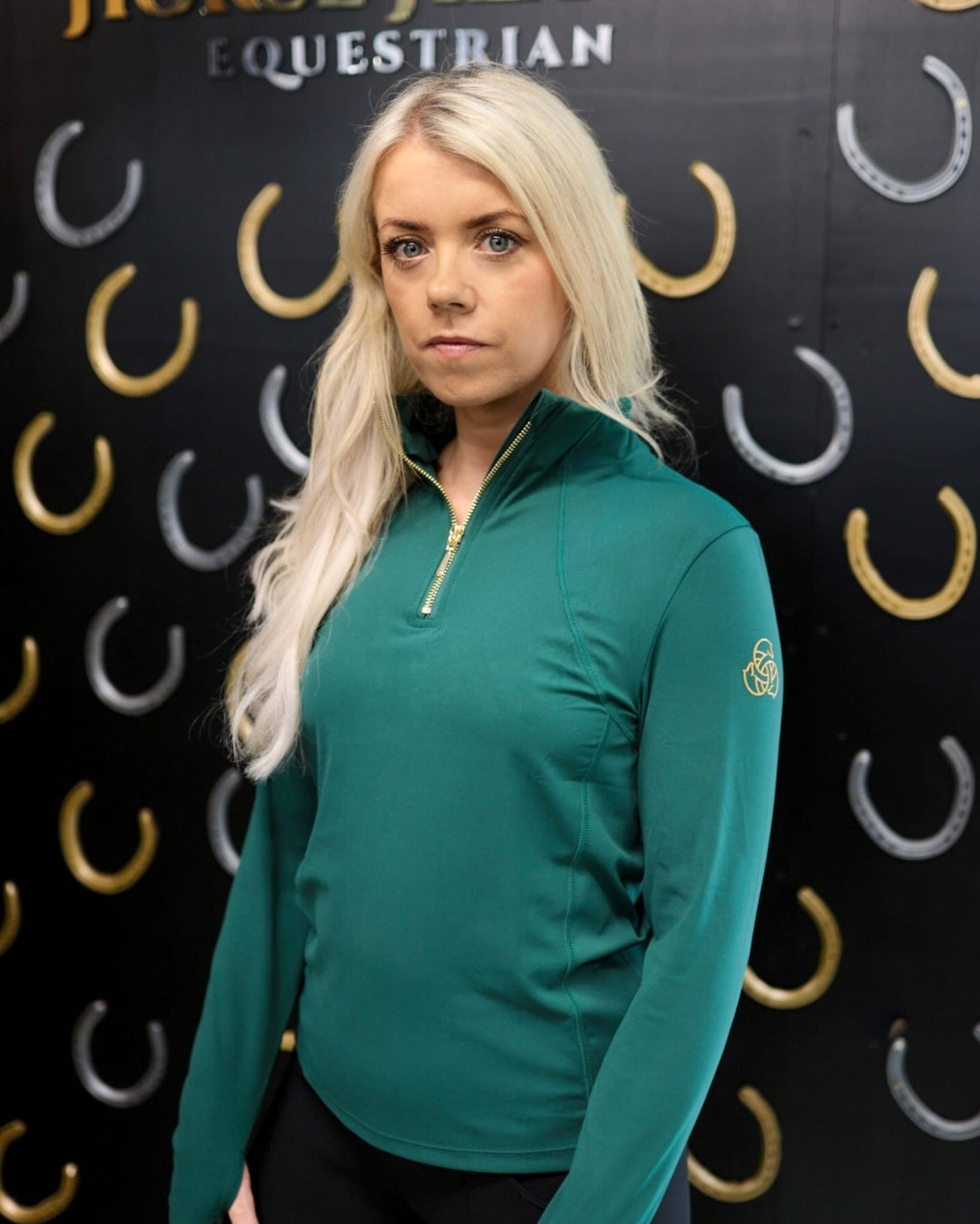 EquiEire Emily Training Top - Forest Green