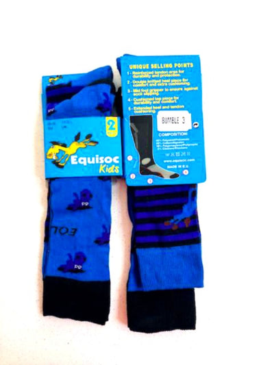 Equisoc Kid's Riding Socks Assorted Colours