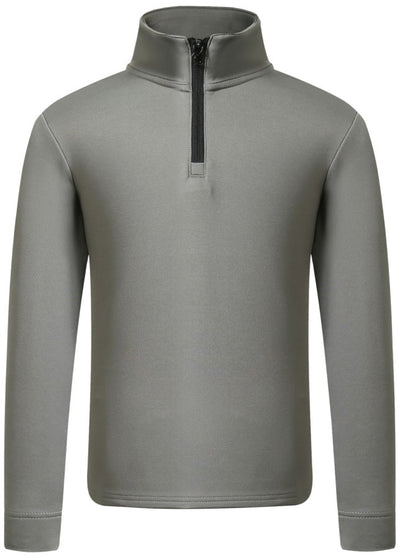 Covalliero Kid's Active Shirt A/W '25 - Steel Grey