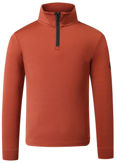 Covalliero Kid's Active Shirt A/W '25 - Rust
