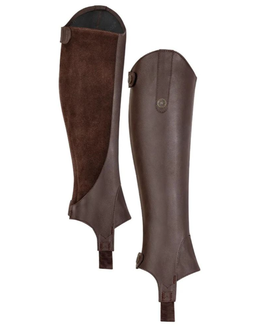 Childs Moretta Synthetic Leather Chaps - Brown