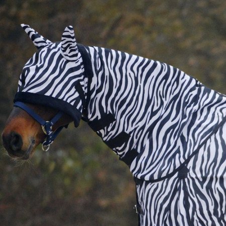 Waldhausen Fly Rug Neck Cover - Zebra Print