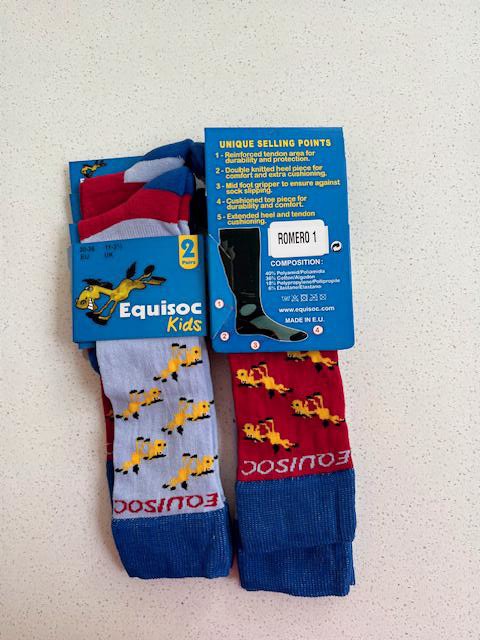 Equisoc Kid's Riding Socks Assorted Colours