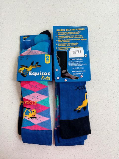 Equisoc Kid's Riding Socks Assorted Colours
