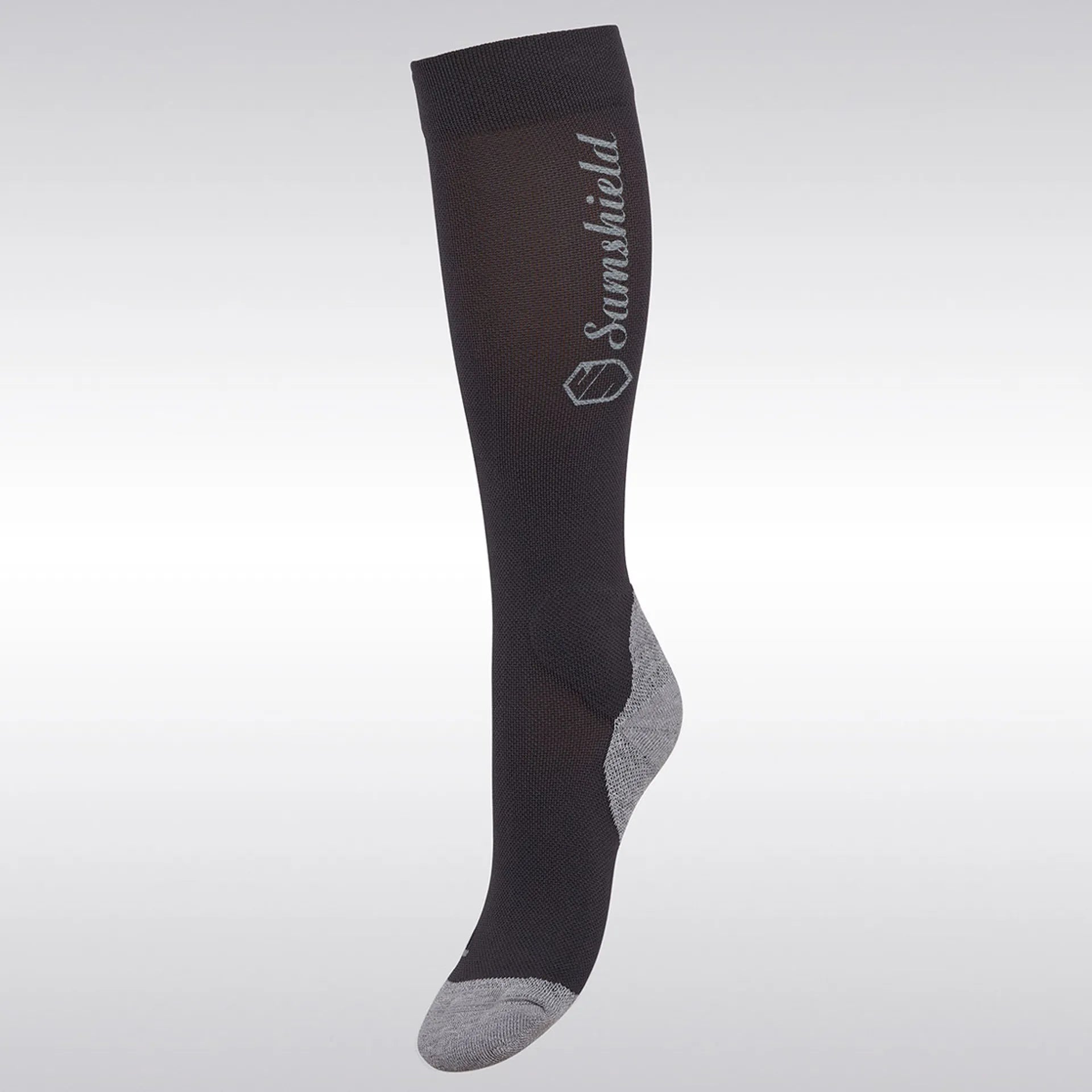 Samshield Balzane Soft Jacquard Socks - Anthracite – Horse Heaven ...