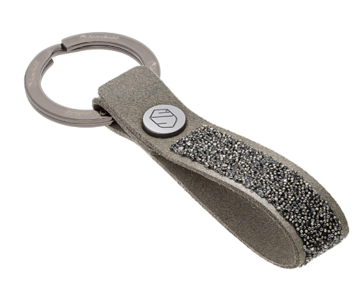 Samshield Crystal Fabric Key Ring - Assorted Colours