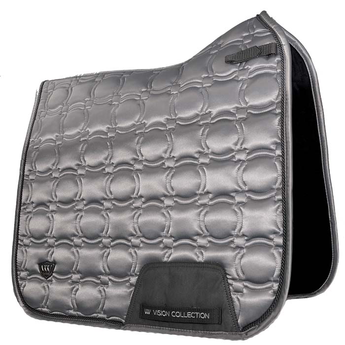 Woof Wear Vision Dressage Saddlepad - Brushed Steel