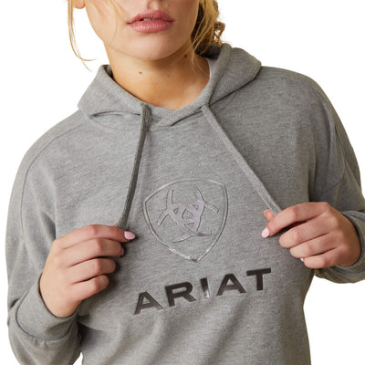 Ariat Women's Just Hoodie - Heather Grey