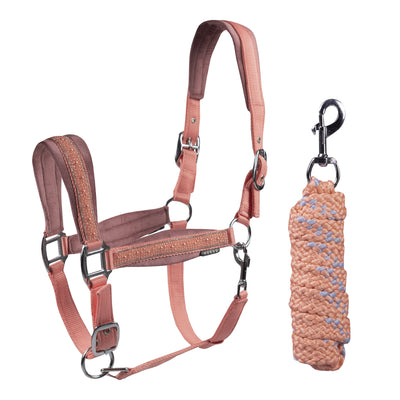Horka Headcollar & Leadrope Set - Pearls & Crystals, Assorted Colours
