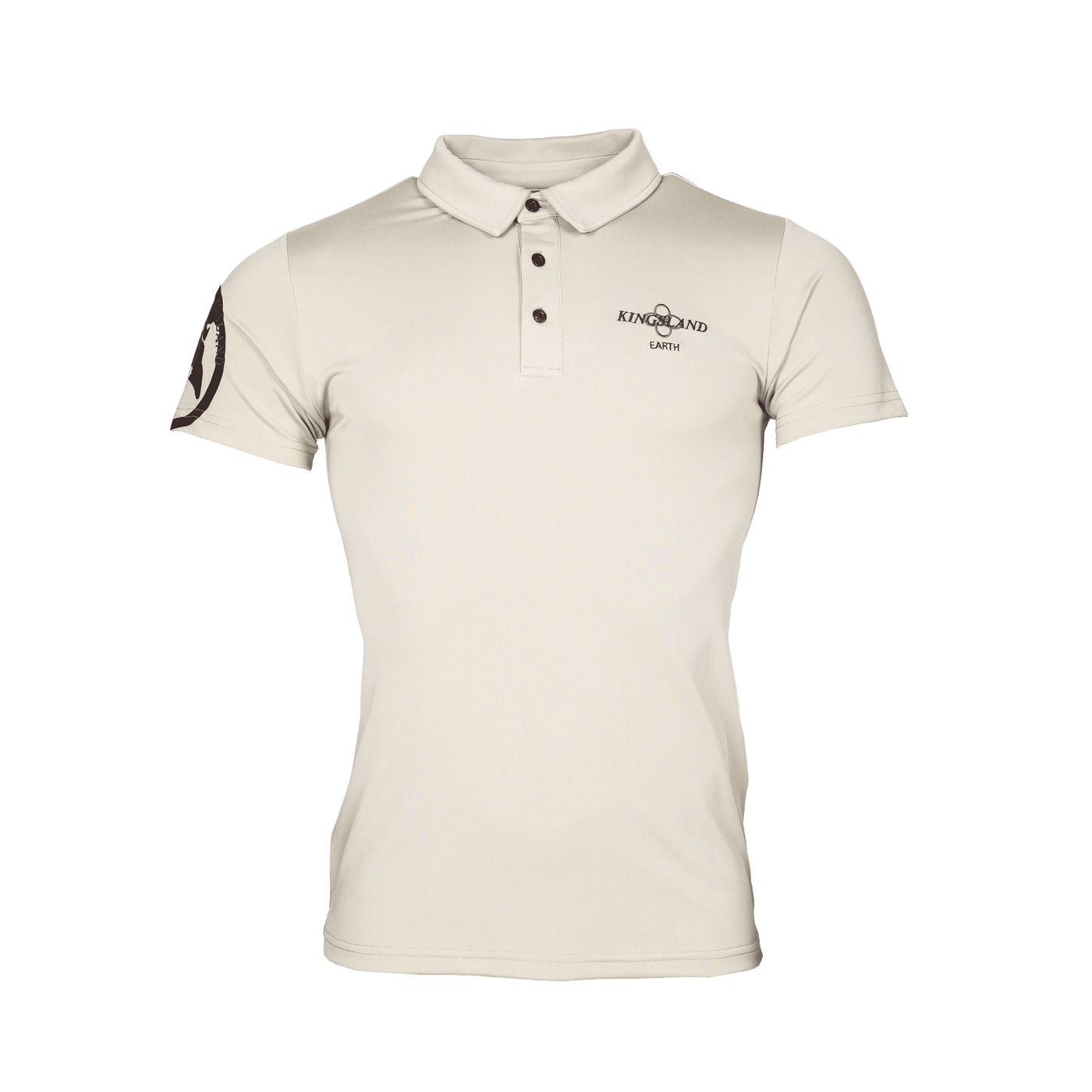 Kingsland Beckett MensPique Polo Shirt Beige Dove