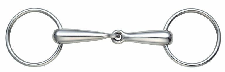 SHIRES Hollow Mouth Loose Ring Snaffle