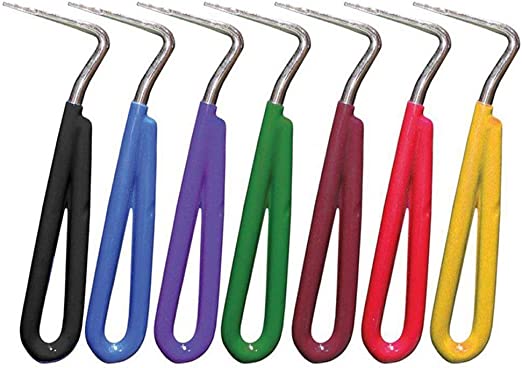 Hoof Pick Vinyl Covered Assorted Colours
