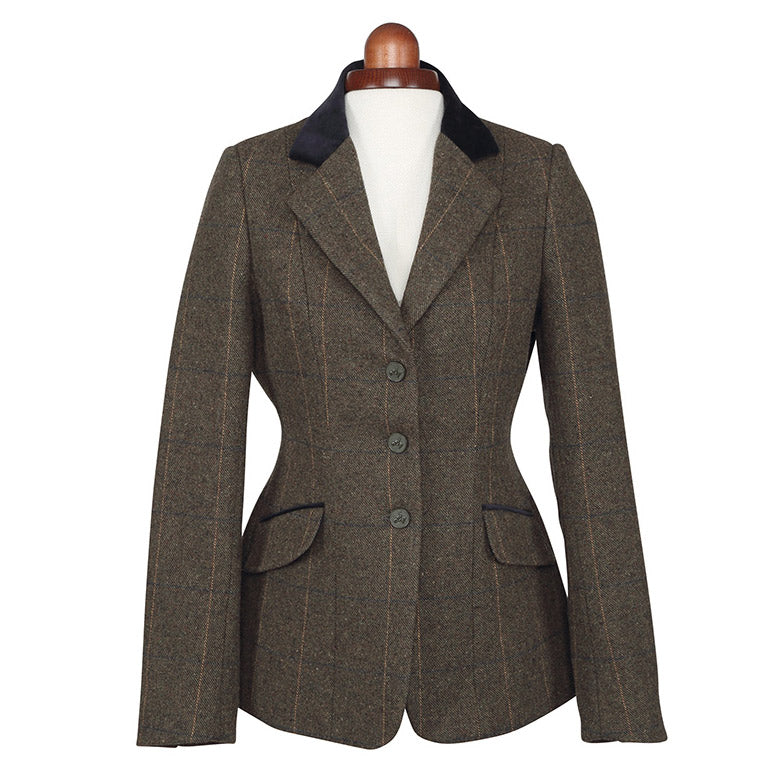 Veste De Compétition équestre Femme AUBRION 14 - Tweed, Pour Concours Hippique/chasse - Marque Shires, Occasion